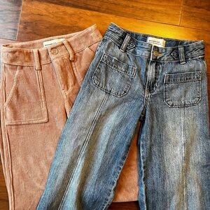 Abercrombie Kids bundle (jeans and corduroy pants), like new!